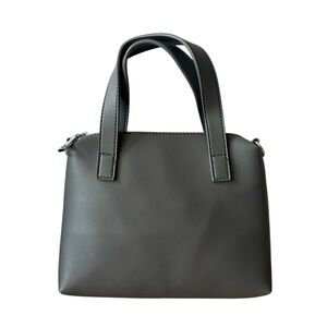 5/$25 Madison West small gray handheld satchel with option to add strap